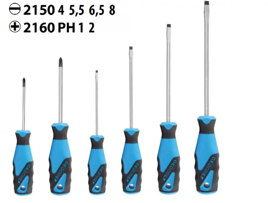 GEDORE 21502160PH 3CScrewdriver set 6 pcs IS 4 SP TOOLS