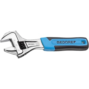 GEDORE Adjustable spanner 8" , open end,