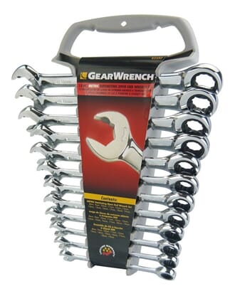 GearWrench sett 8-19mm m/Holder